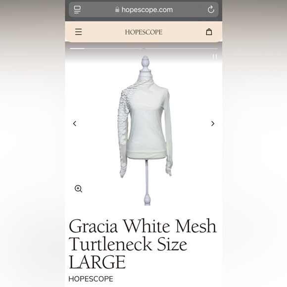 Gracia SLITHER dress AKIRA CHICAGO in IVORY - Picture 8 of 8